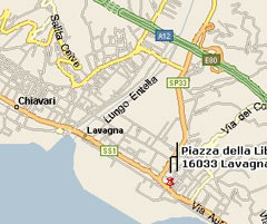 Mappa Agenzia Lavagna zoom 1